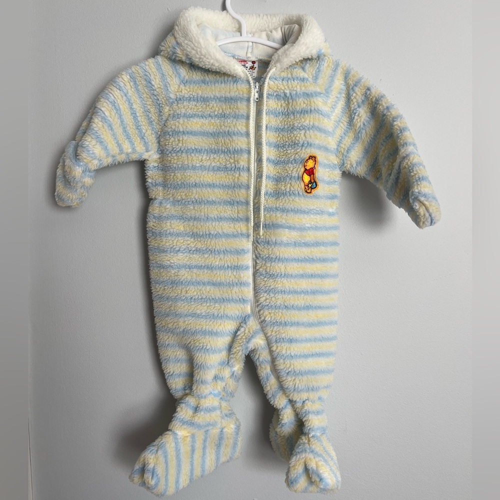 Winnie the Pooh Infant Fleece Zip Up Vintage